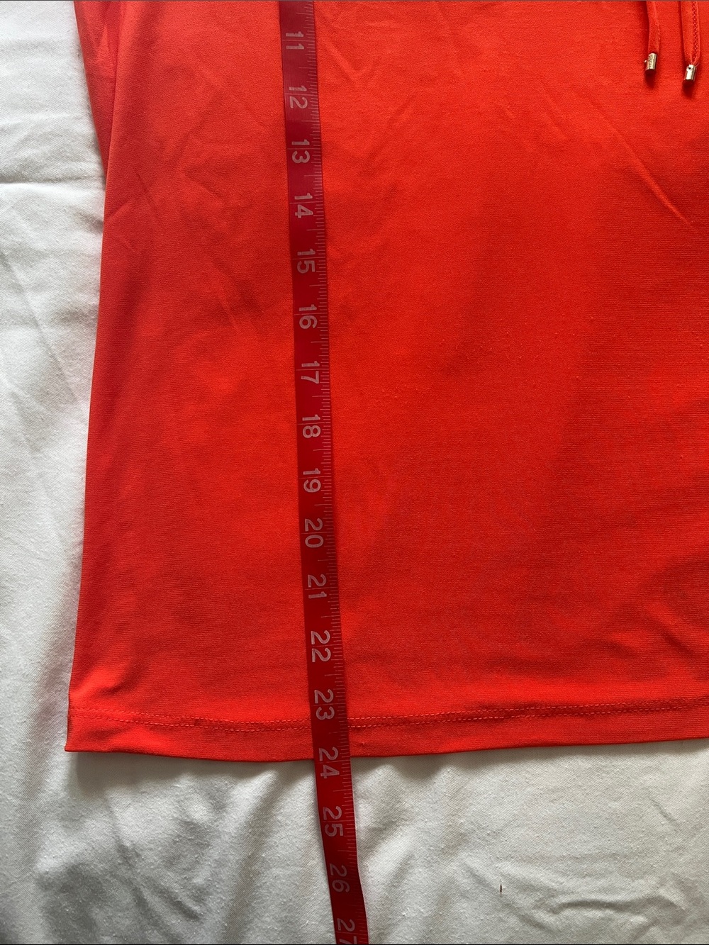 Tommy Hilfiger Orange Flutter Sleeve Ruffled Tie-Neck Women's Top Suze XL - Picture 8 of 9